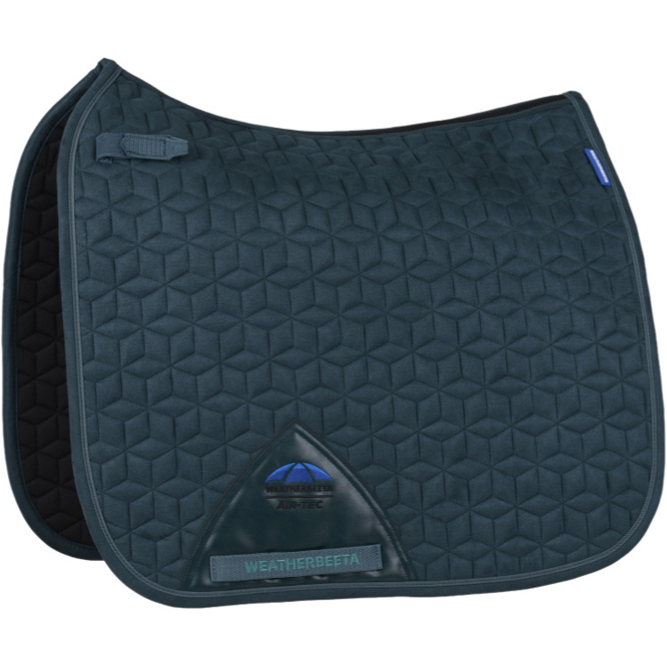 2026 WeatherBeeta Cuir Elite Air-Tec Dressage Tapis De Selle 1030346007 - Forest Green